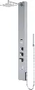 VIGO Rector 2Jet Shower Massage Panel with Thermostatic Control  Stainless Steel