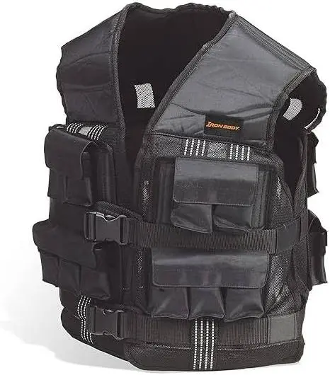 IBF IRON BODY FITNESS 40 lbs. (19 kg) Adjustable Weighted Vest