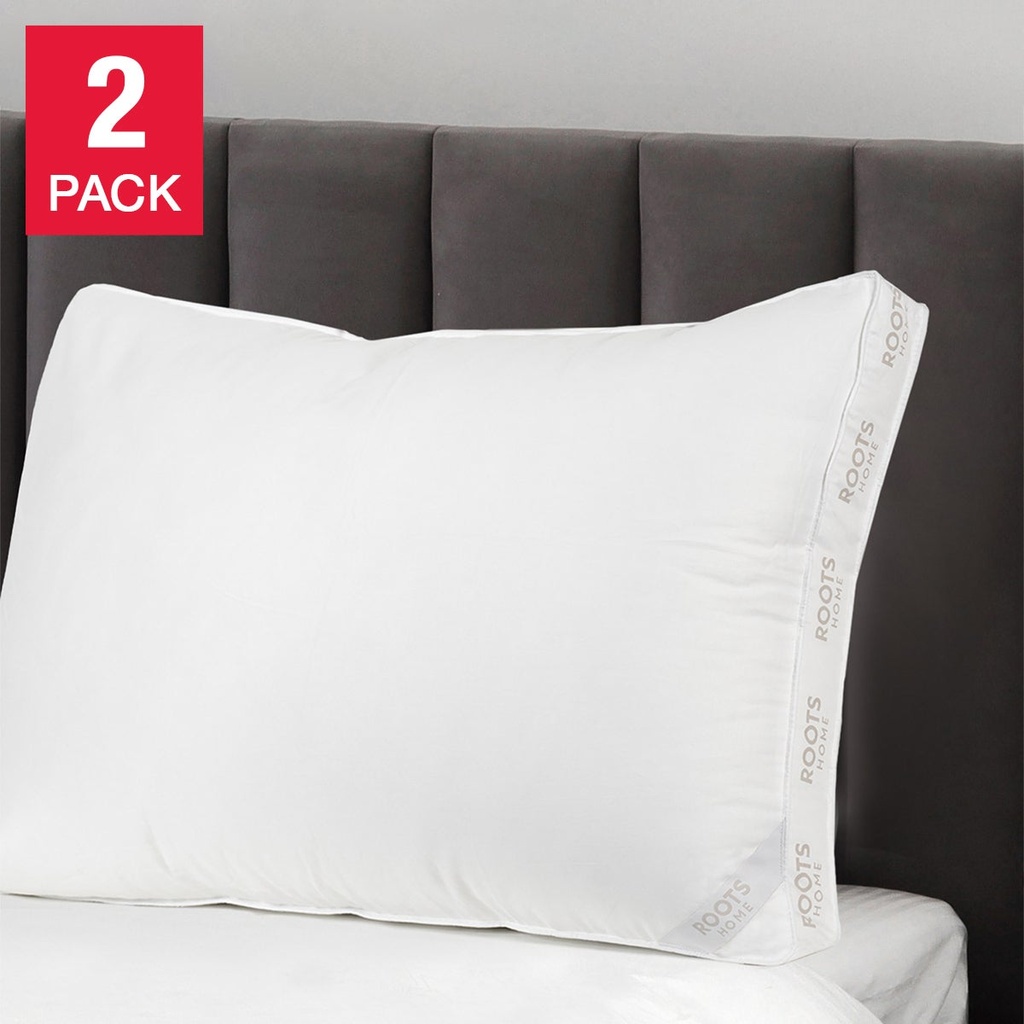 Roots Home Microgel Pillow, 2-pack - Queen Size- 8007503