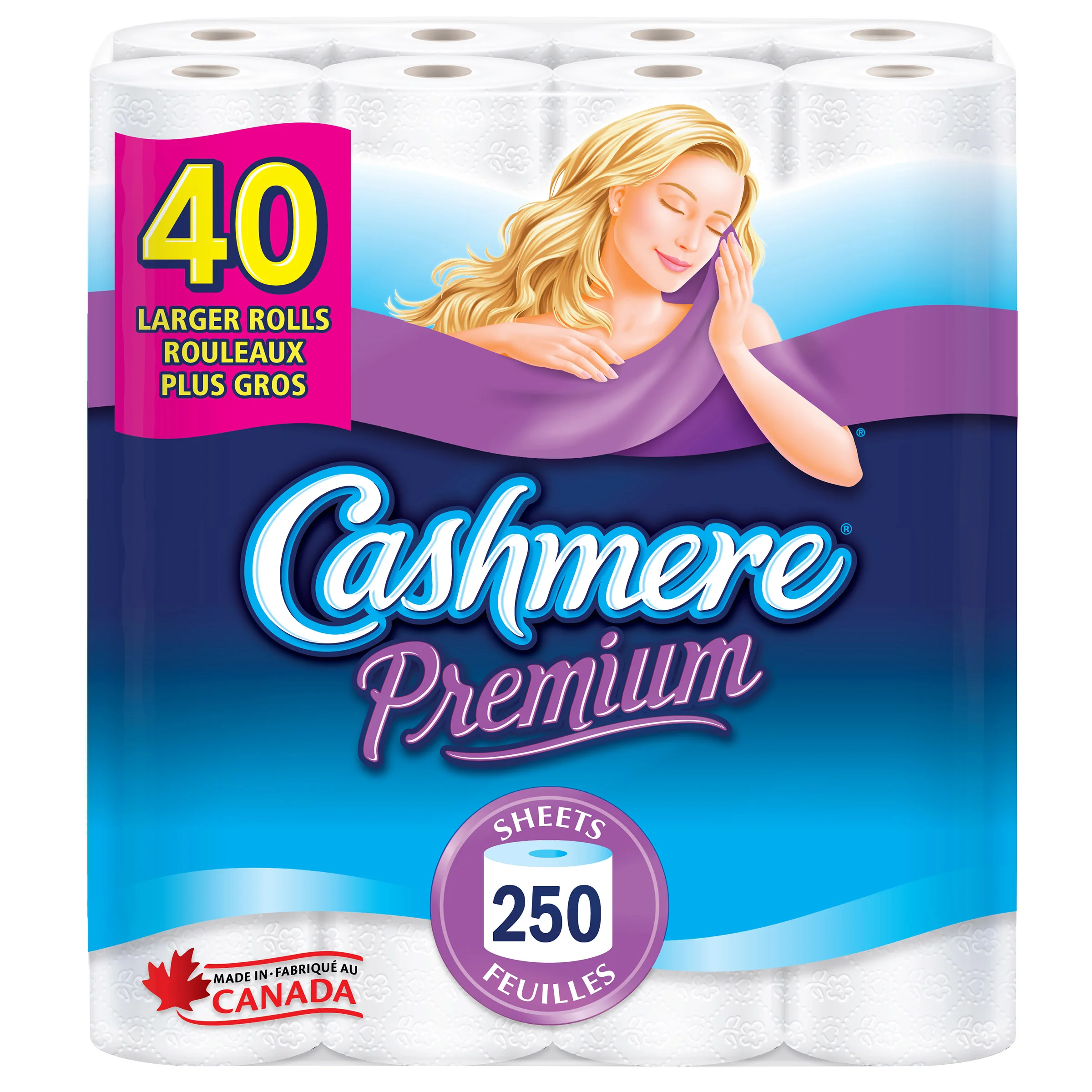 Cashmere Premium Soft and Thick Toilet Paper, Hypoallergenic, and Septic Safe, 40-pack - 1424970