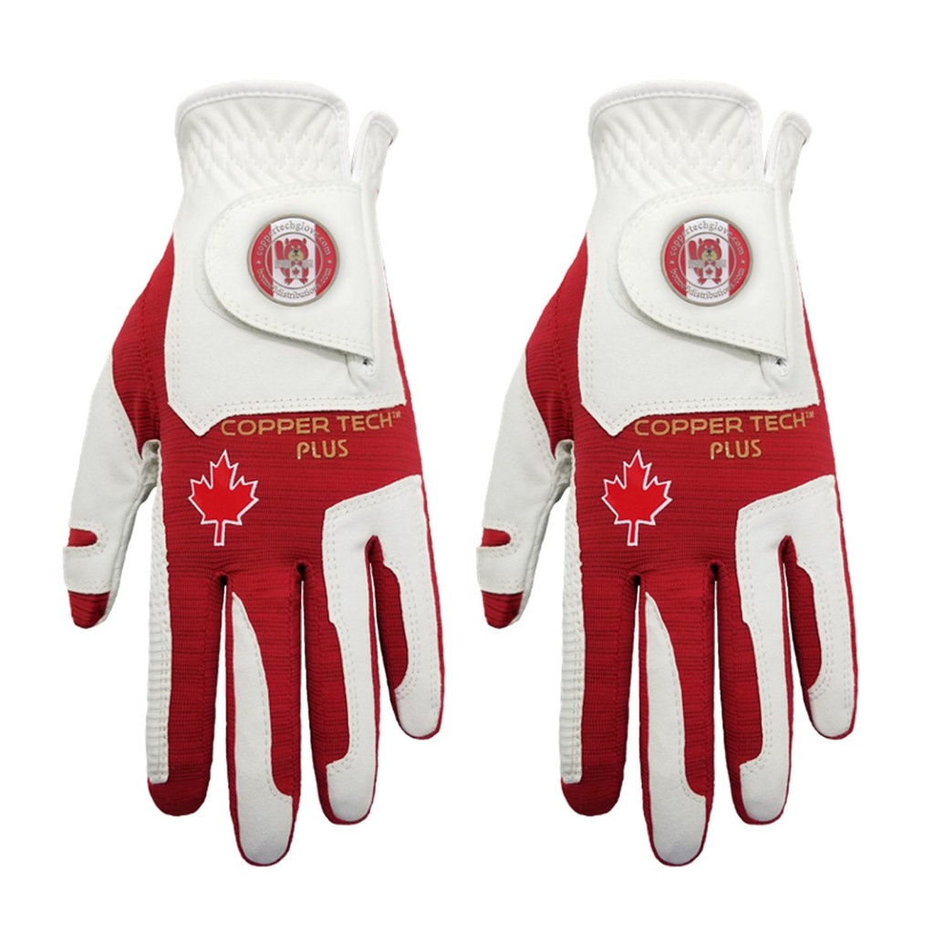 Copper Tech Men's Golf Glove, 2-pack - 1826139
