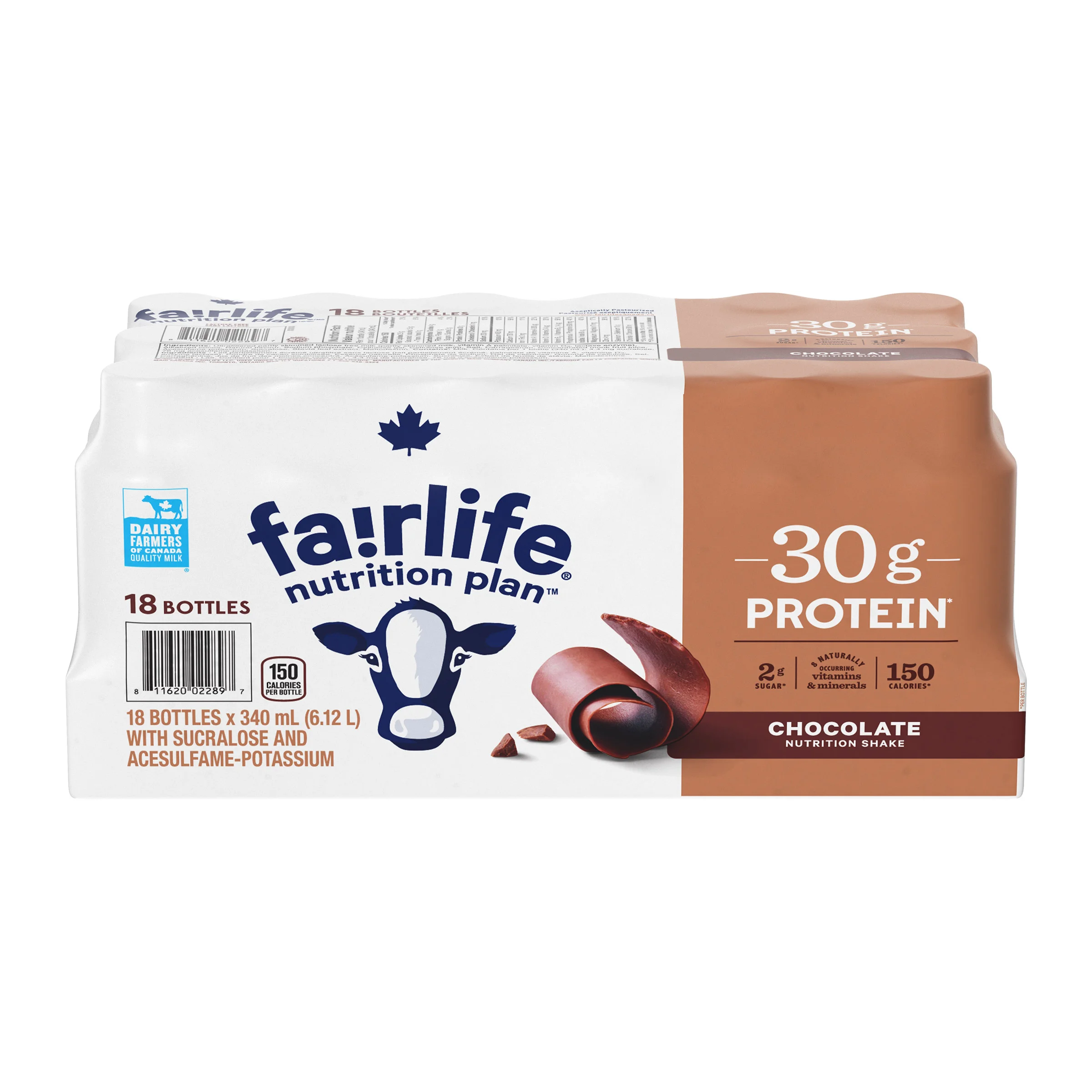 Fairlife Chocolate Protein Shake, 18 x 340 mL - 1485984