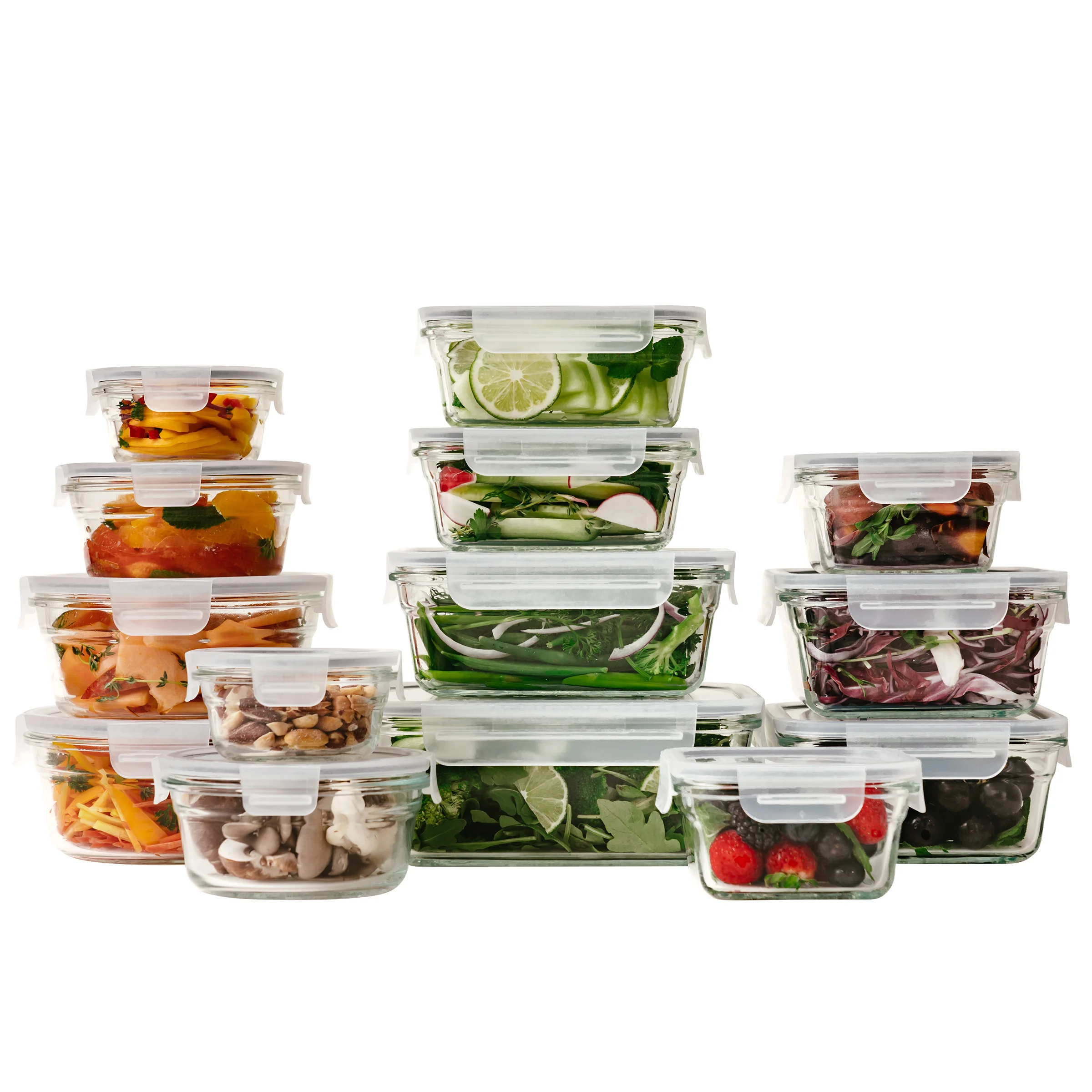 Glasslock Food Storage Set, 28-piece 2379252