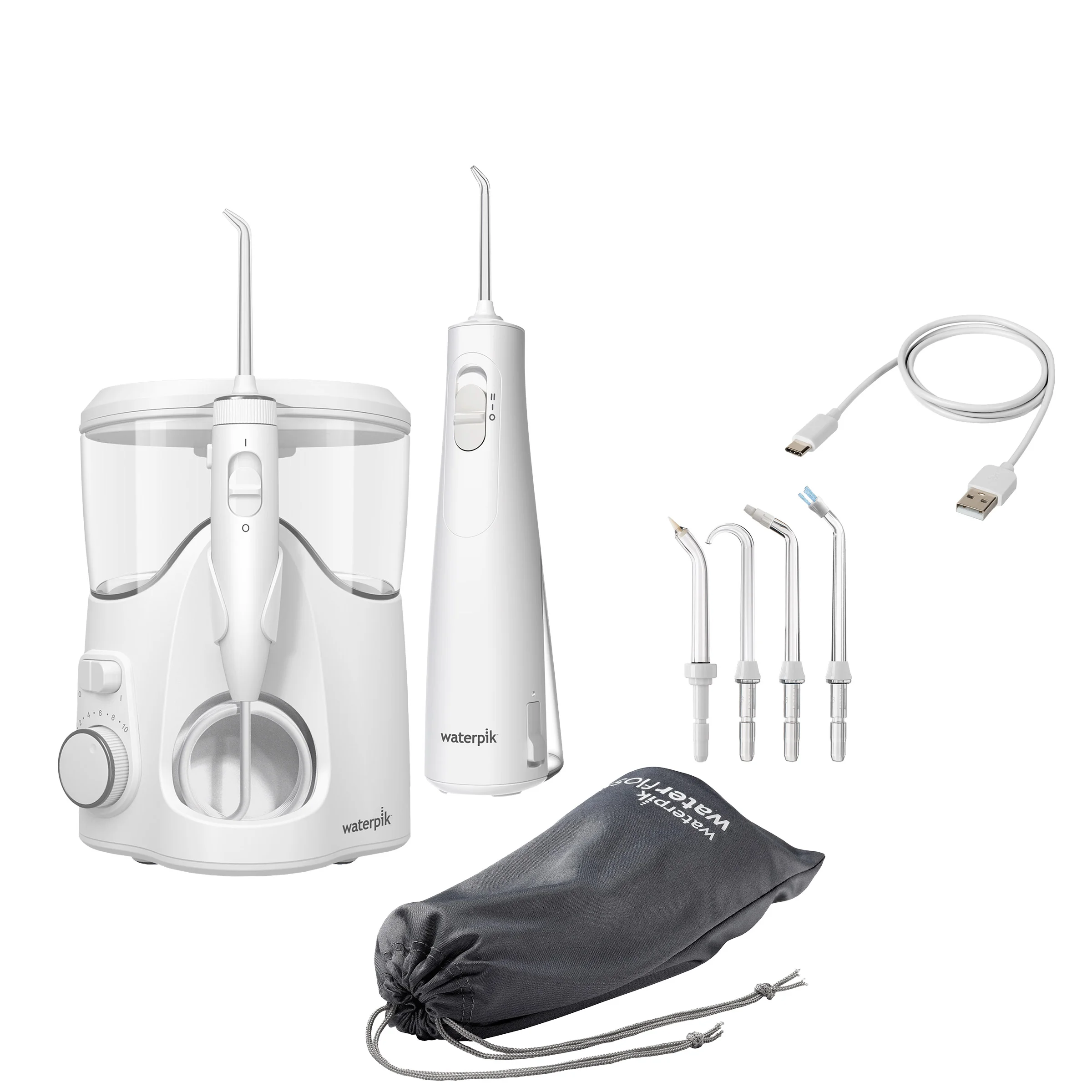 Waterpik Ultra Plus and Cordless Enhance Water Flosser Combo Pack 2702338