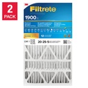 3M Filtrete MPR 1900, 5 in. Premium Deep Pleat Furnace Filters, 2-pack - 1138495