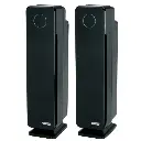 GermGuardian Elite 4-in-1 UV-C Tower Plus Air Purifier, 2-pack