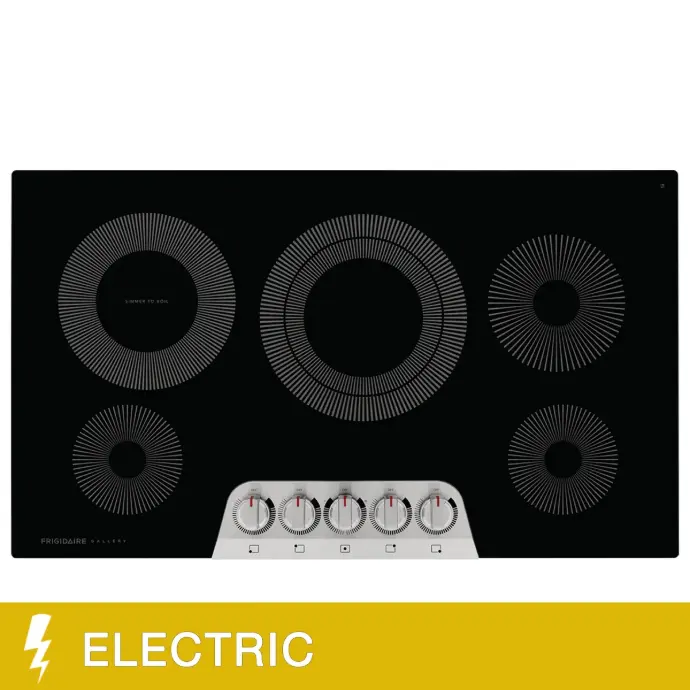Frigidaire Gallery 36 in. Electric 5 Element Cooktop with Even Temp