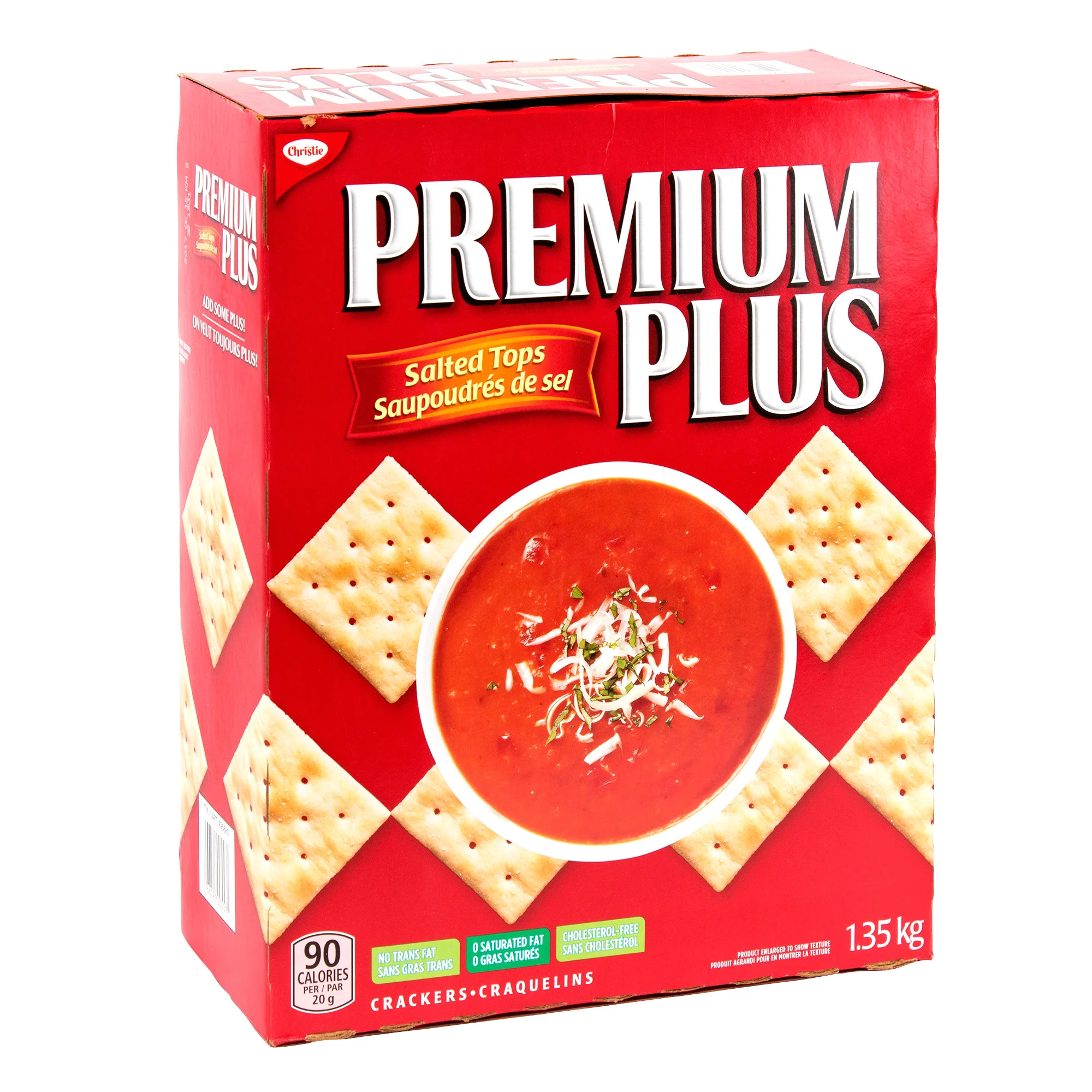 Premium Plus Crackers, Salted Tops, 1.35 kg - 425880
