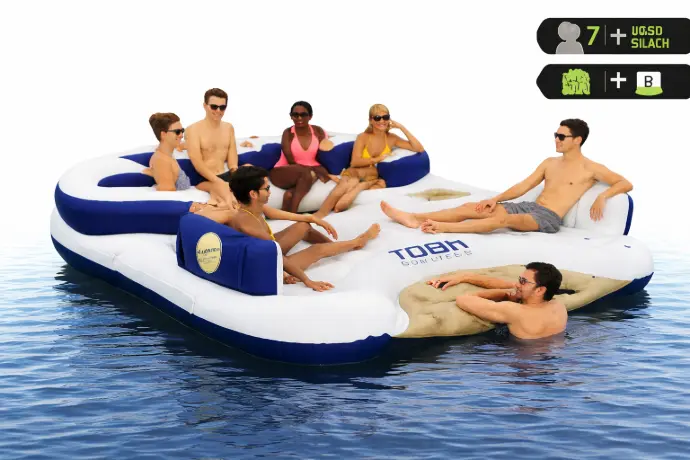 Tobin Sports Inflatable Island – 7 Person