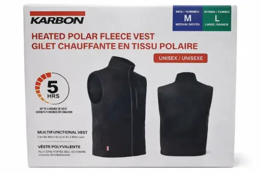 KARBON HEATED POLAR FLEECE VEST