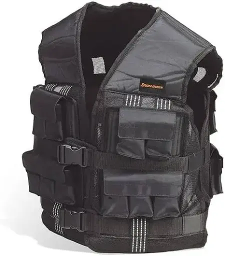IBF IRON BODY FITNESS 40 lbs. (19 kg) Adjustable Weighted Vest