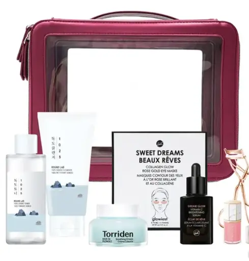 by Sophie K-Beauty Wonderland with Red Makeup Bag