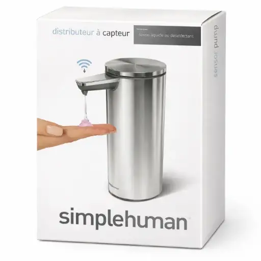 simplehuman Touch-Free Sensor Soap Dispenser (Single Unit)