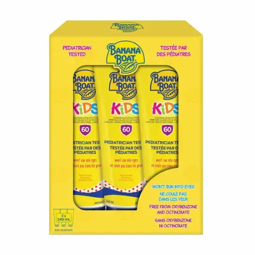 Banana Boat Kids Tear Free SPF 60 Sunscreen Lotion