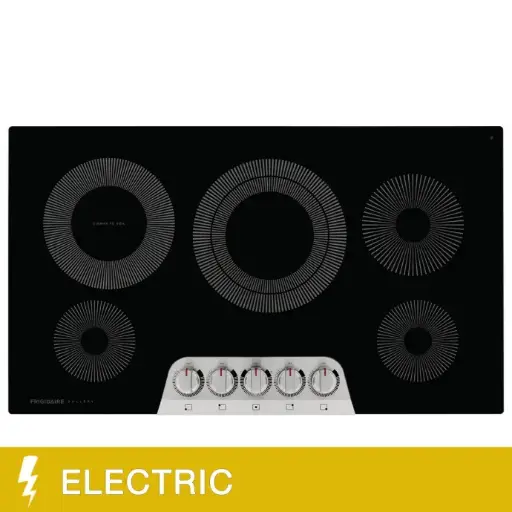 Frigidaire Gallery 36 in. Electric 5 Element Cooktop with Even Temp