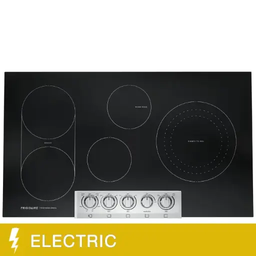 Frigidaire Professional 36 in. Stainless Steel Electric Cooktop with EvenTemp Burner