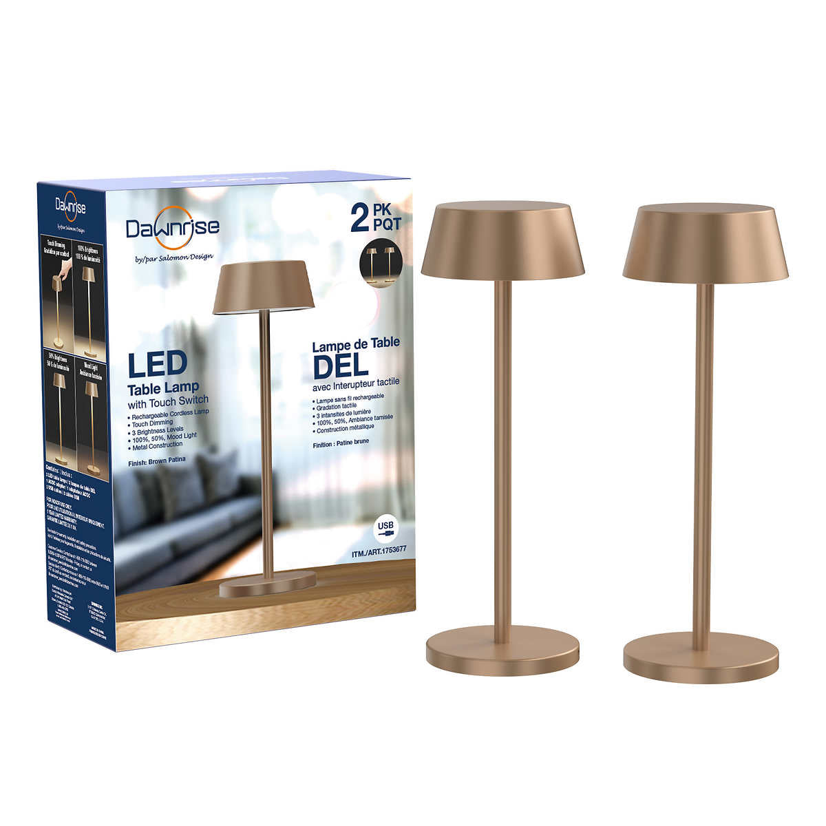 Table Lamps 2PK.  1753677