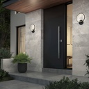 Artika Solis Indoor/Outdoor LED Wall Light 5 CCT, Black - 1826464 - 1