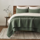 Evergrace Cross Stitch Cotton Quilt Set - 8955036 - 3