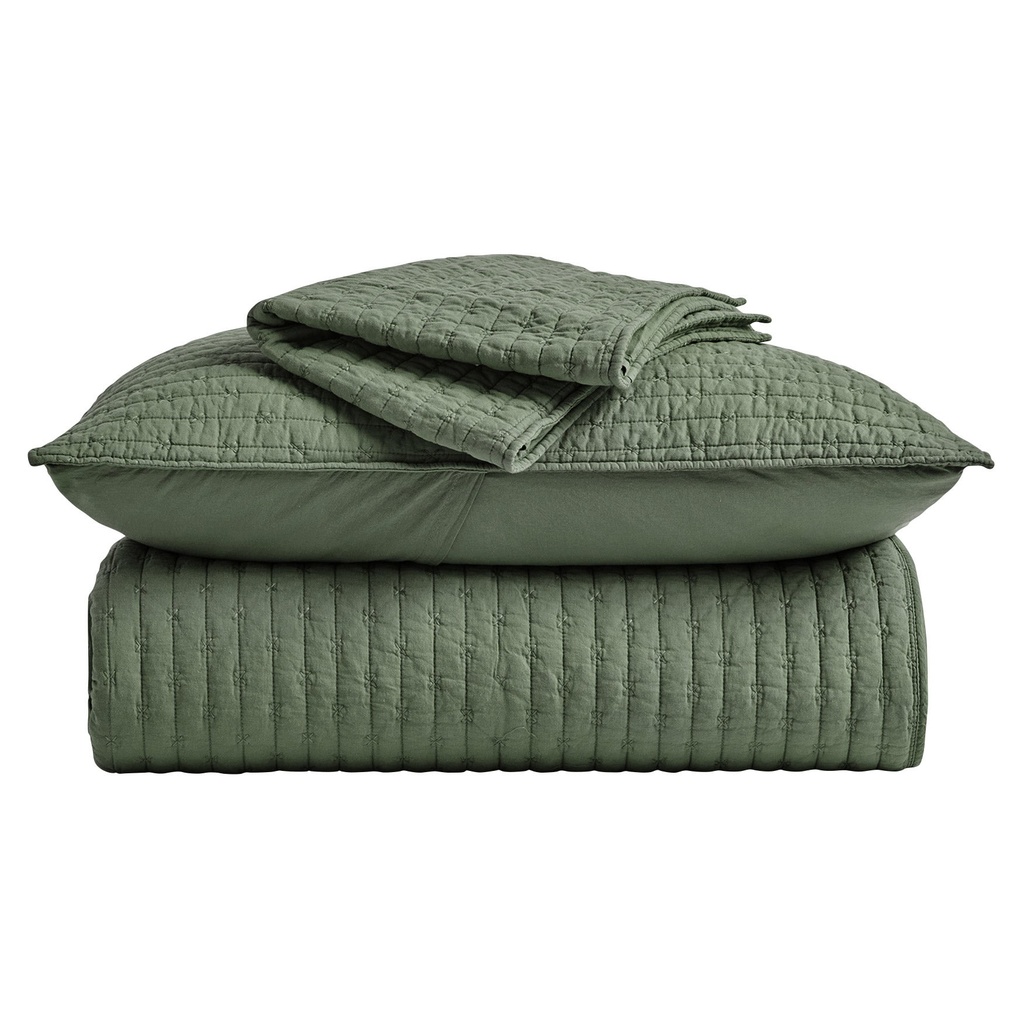 Evergrace Cross Stitch Cotton Quilt Set - 8955036 - 5