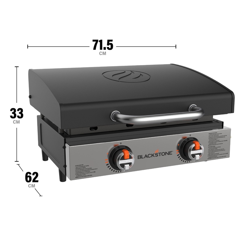Blackstone Original 22” Tabletop Griddle with Hood Bundle - 1807217 - 1