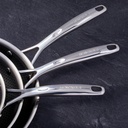 ZWILLING Paradigm Hybrid Ceramic Non-stick Tri-ply Clad Skillet Set, 3-pieces - 1901726 - 4