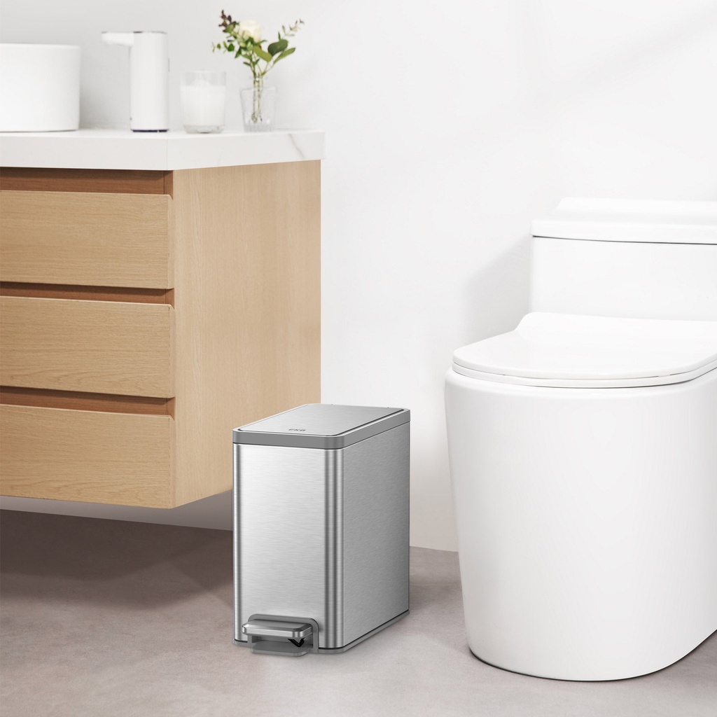 EKO 6.7L Step Trash Can, 2-pack - 1941814 - 5