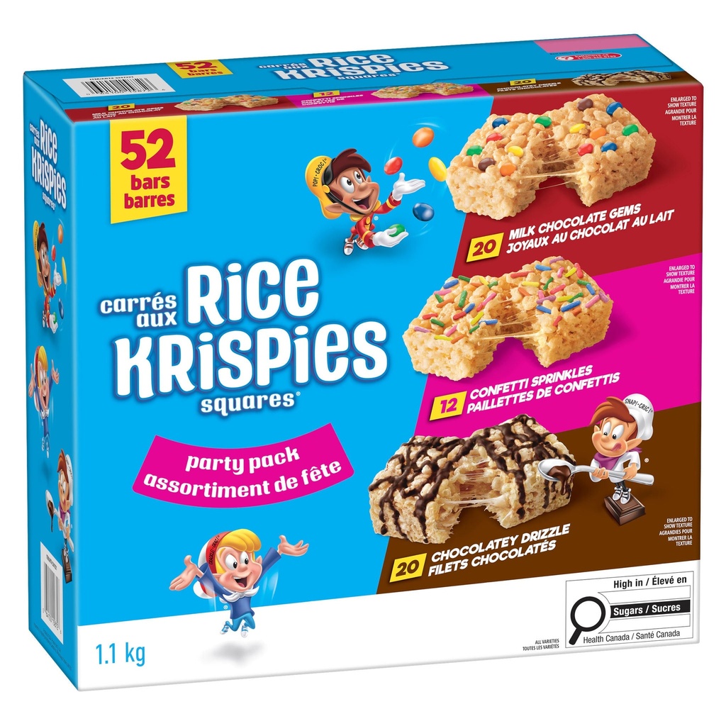 Rice Krispies Squares Bars Party Pack, 1.1 kg - 3247221 - 1