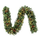 2.7 m (9 ft.) Pre-lit Garland with Dual Colour LED Lights - 1487661 - 2
