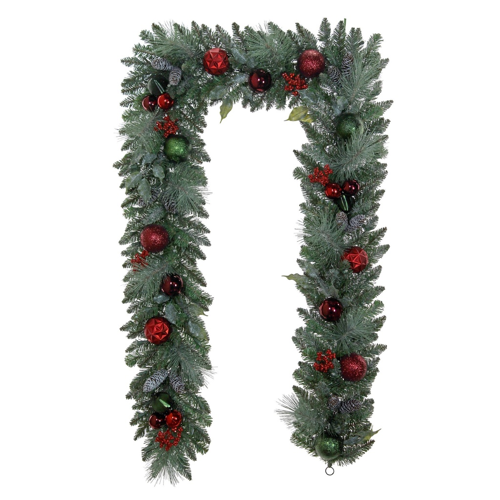 2.74 m ( 9 ft.) Pre-Lit Holiday Artiﬁcial Garland - 1851700 - 2