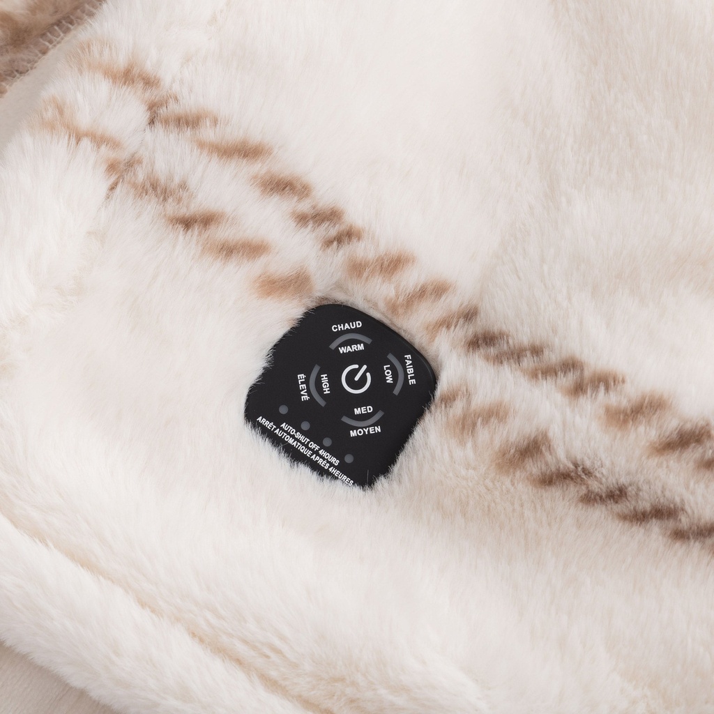 Berkshire - Heated Luxe Faux Fur Throw - 1949913 - 1