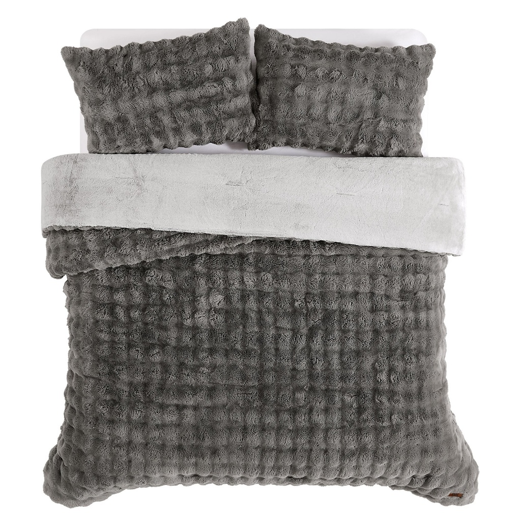 FRYE 3-piece Faux Fur Comforter Set - 9628500 - 3