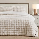 FRYE 3-piece Faux Fur Comforter Set - 9628501 - 1