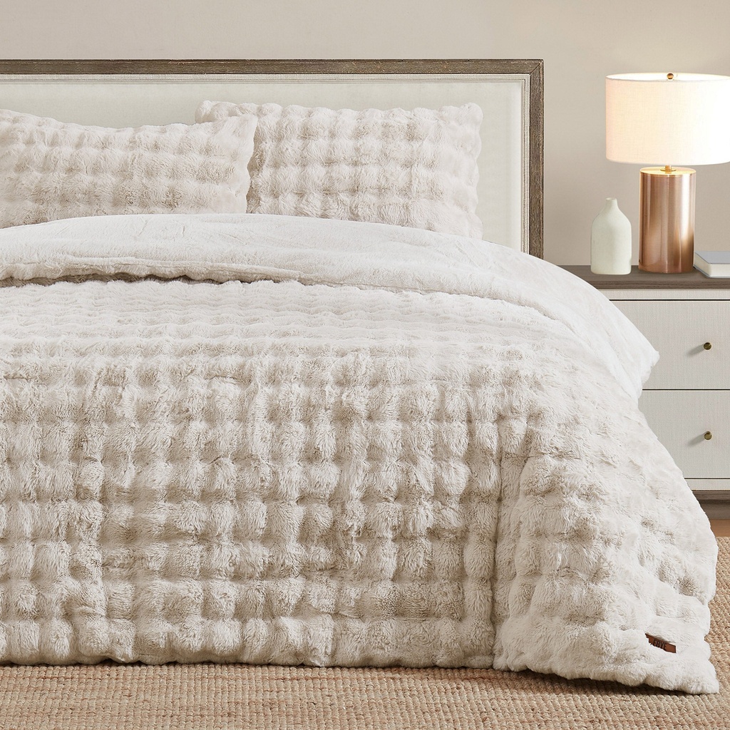 FRYE 3-piece Faux Fur Comforter Set - 9628503 - 1