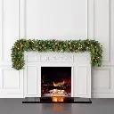 2.7 m (9 ft.) Pre-lit Garland with Dual Colour LED Lights