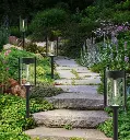 GTX Solar LED Pathway Lights, 4-pack
