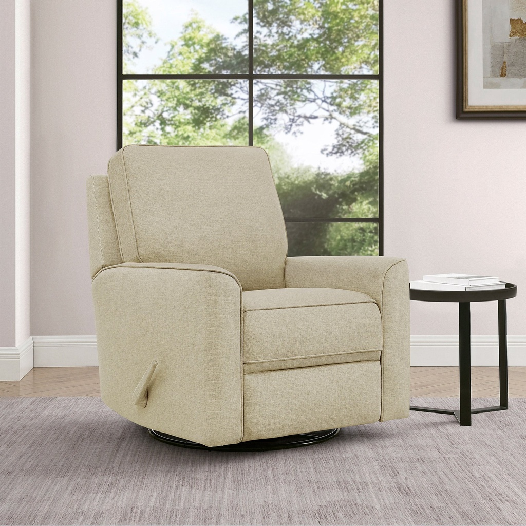 True Innovations – Paxley Fabric Swivel Glider Recliner 1812419