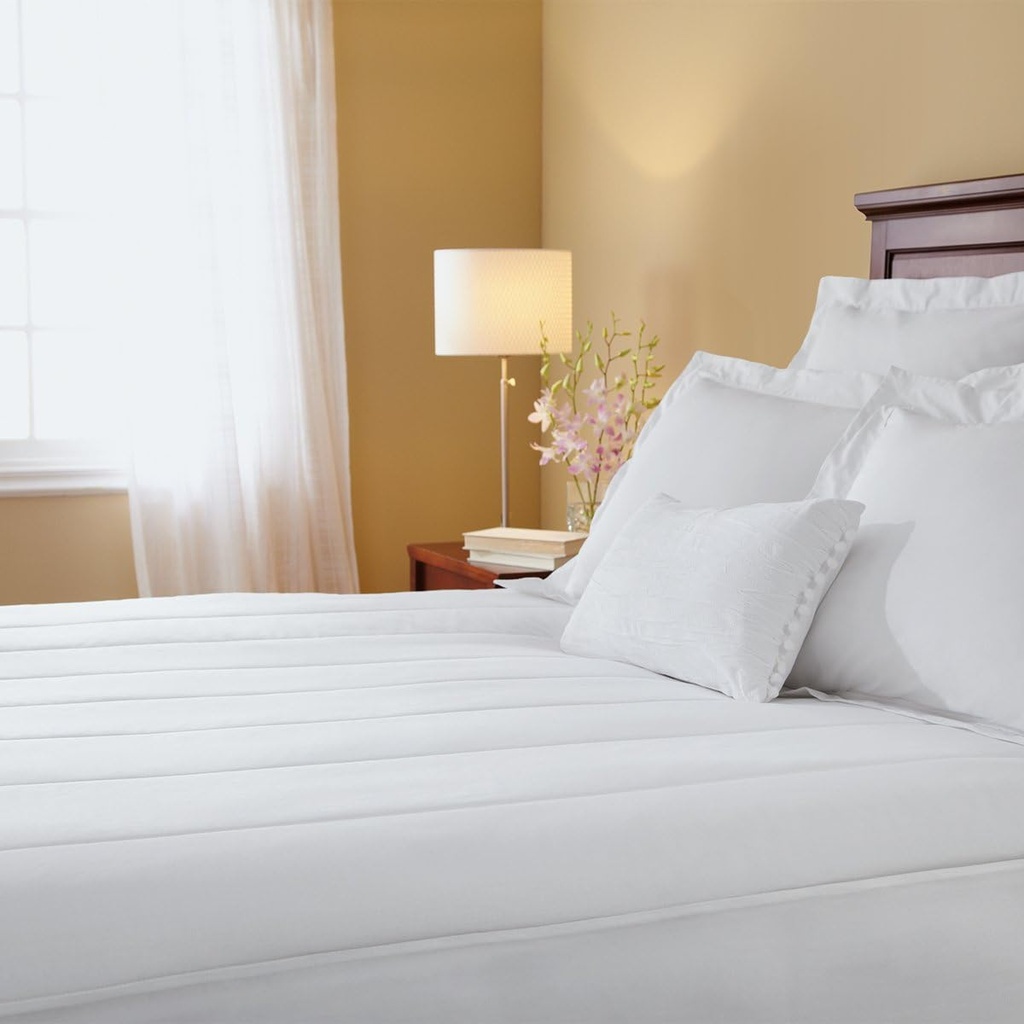 Sunbeam Anti-Microbial Heated King Size Mattress Pad