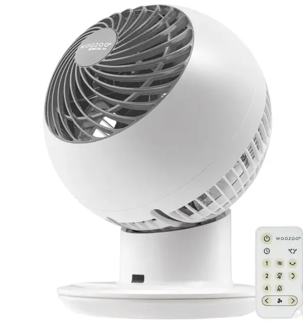 Woozoo 5 Speed Oscillating Air Circulator with Remote