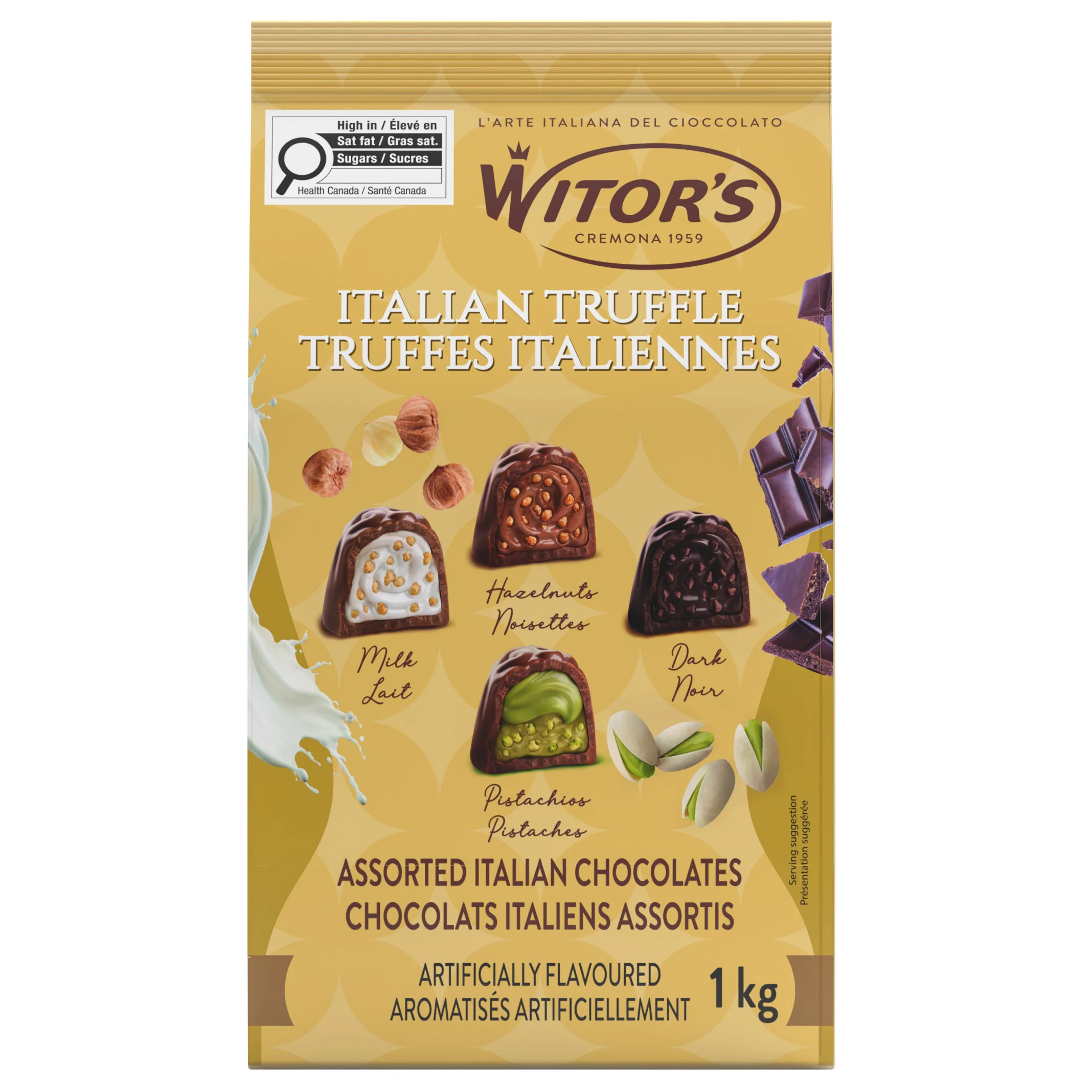 Witor's Assorted Italian Chocolates, 1 Kg - 1933211