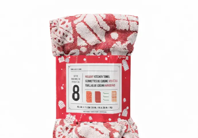 Town, Country Living Holiday Kitchen Towels, Pack of 8