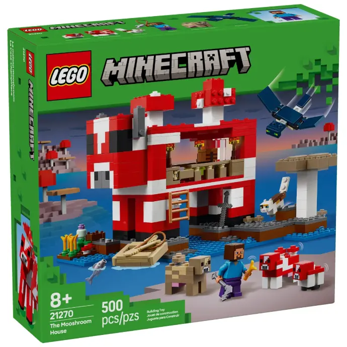 LEGO Minecraft The Mooshroom House 21270