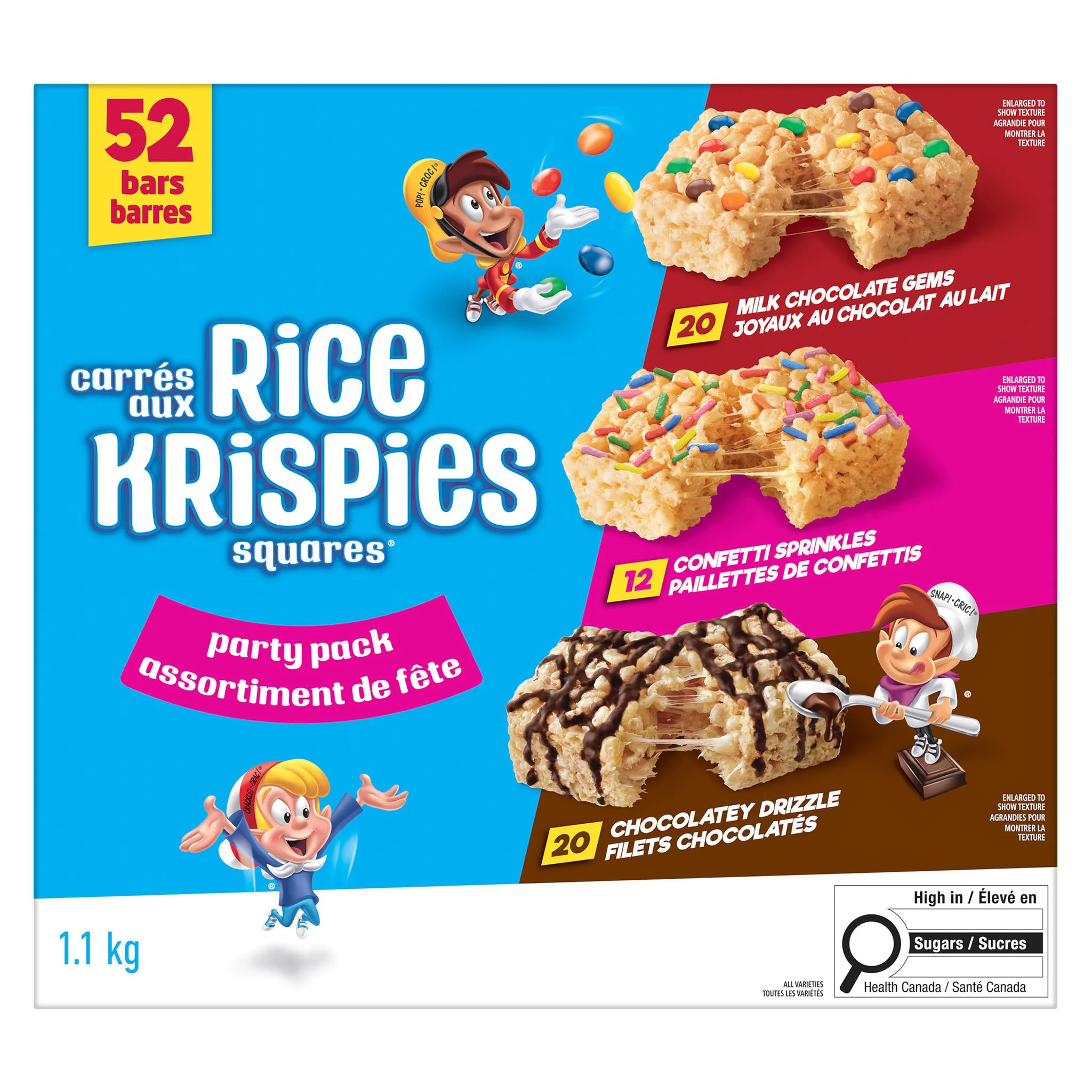 Rice Krispies Squares Bars Party Pack, 1.1 kg - 3247221