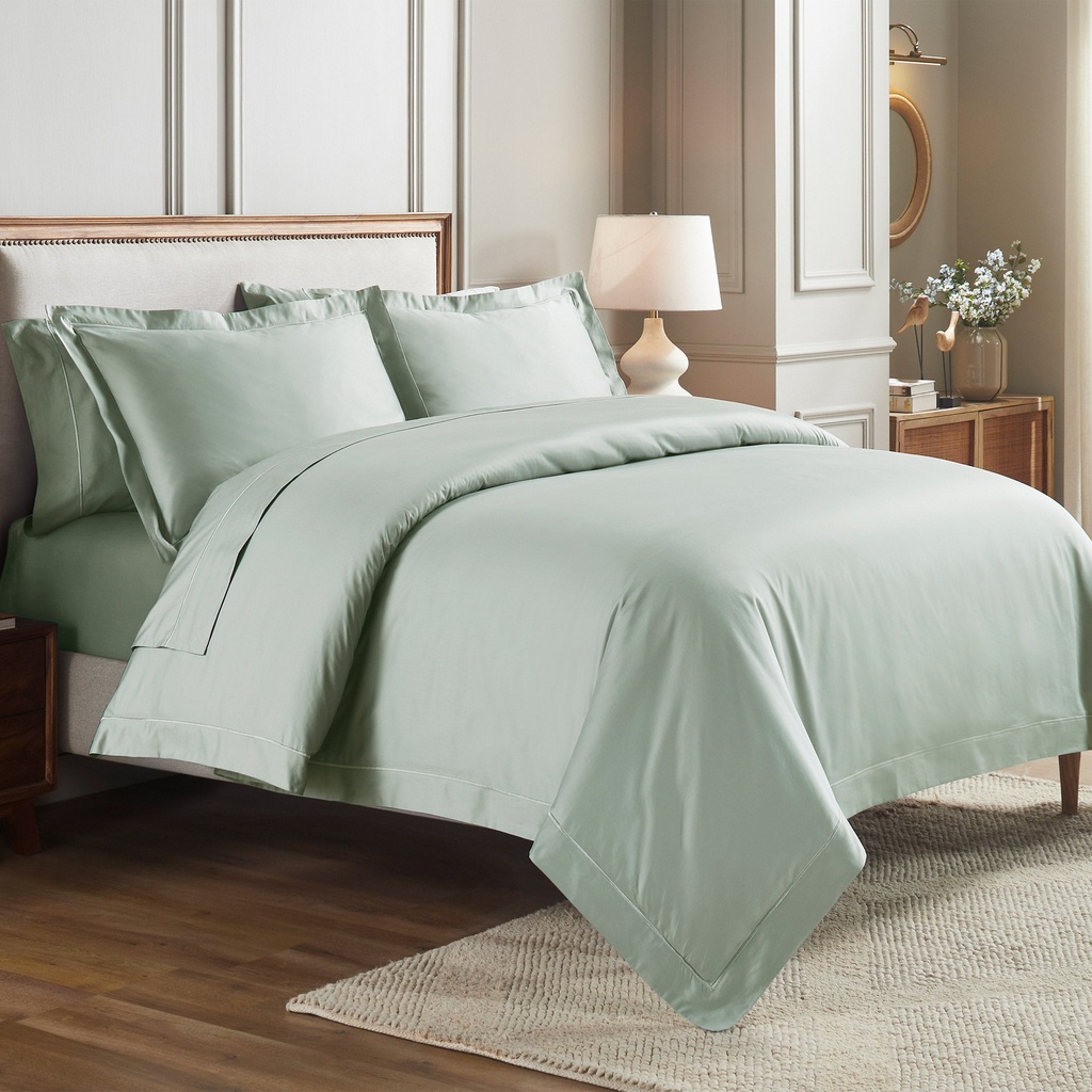 Maison Madeliene - Egyptian Cotton 800 Thread Count 3 Piece Duvet Cover Set - 7681018