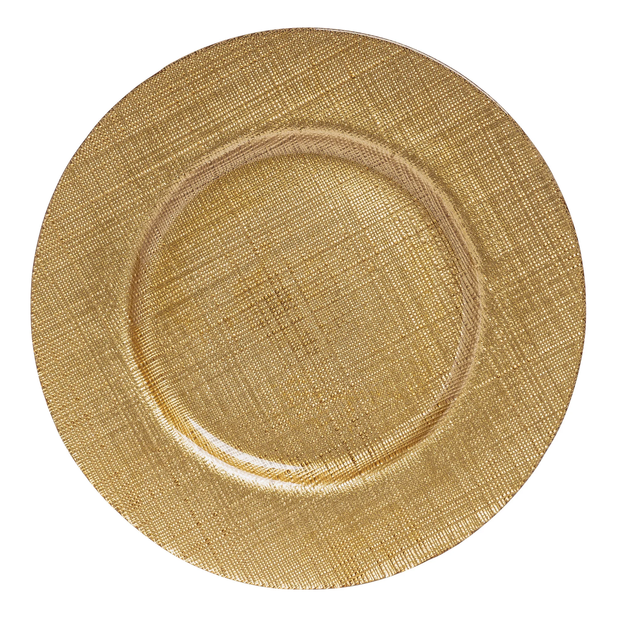 over, back Glass Charger Plates, 8-pieces
