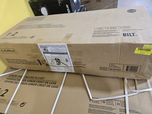 [875257009201] Backyard Discovery Tucson Cedar Wooden Swing Set Box 1 - Material Cedar Wood 875257009201