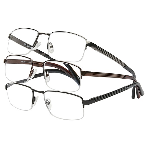 [1940031] Innovative Eyewear Men’s Classic Reader, Pack of 3 - 1940031
