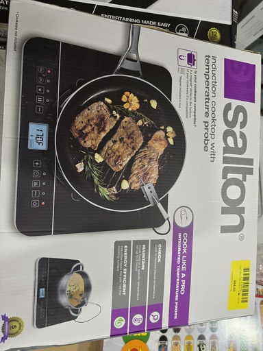 [1739781] SALTON INDUCTION COOKTOP with Temperature Probe -  1739781