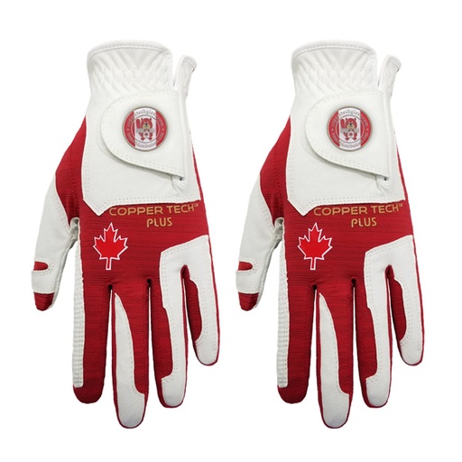 [1826146] Copper Tech Men's Golf Glove, 2-pack - 1826146