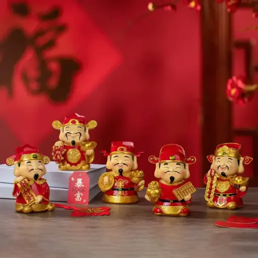 Set of 5 God of Fortune